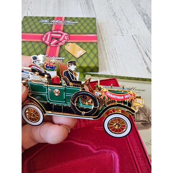 White House Howard Taft 2012 car metal ornament Xmas tree automobile Americana p - Picture 5 of 12